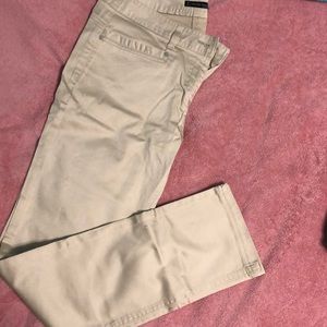 Beige pants Straight leg size 28